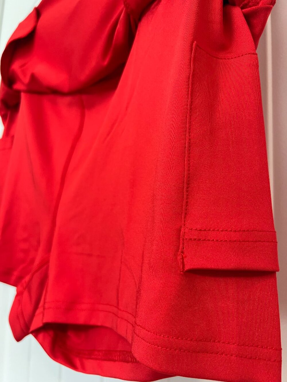 Coorun XL Red Athletic Skort NWT Tennis Golf Running Skirt with Pockets - Picture 3 of 10